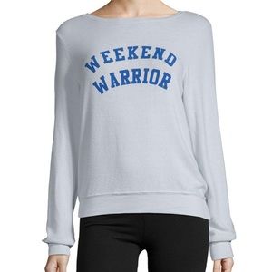 Wildfox Weekend Warrior Baggy Beach Jumper